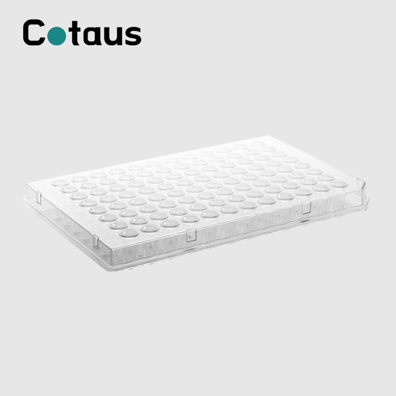 96 Well 0,1ml Transparant Half Skirt PCR Plate